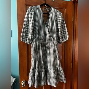 Mango Gingham Dress